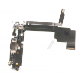 Flex iPhone 15 charging su mikrofonu juodas